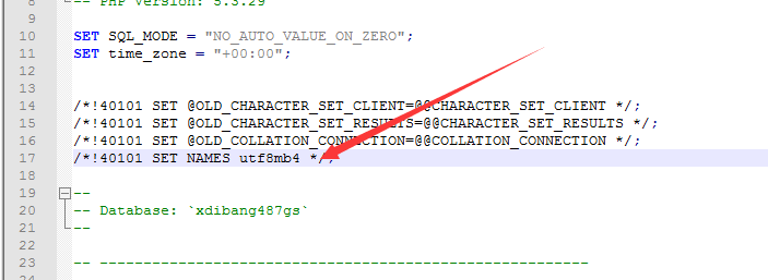 MYSQL數(shù)據(jù)庫(kù)導(dǎo)入錯(cuò)誤提示：/*!40101 SET NAMES utf8mb4 */;解決辦法