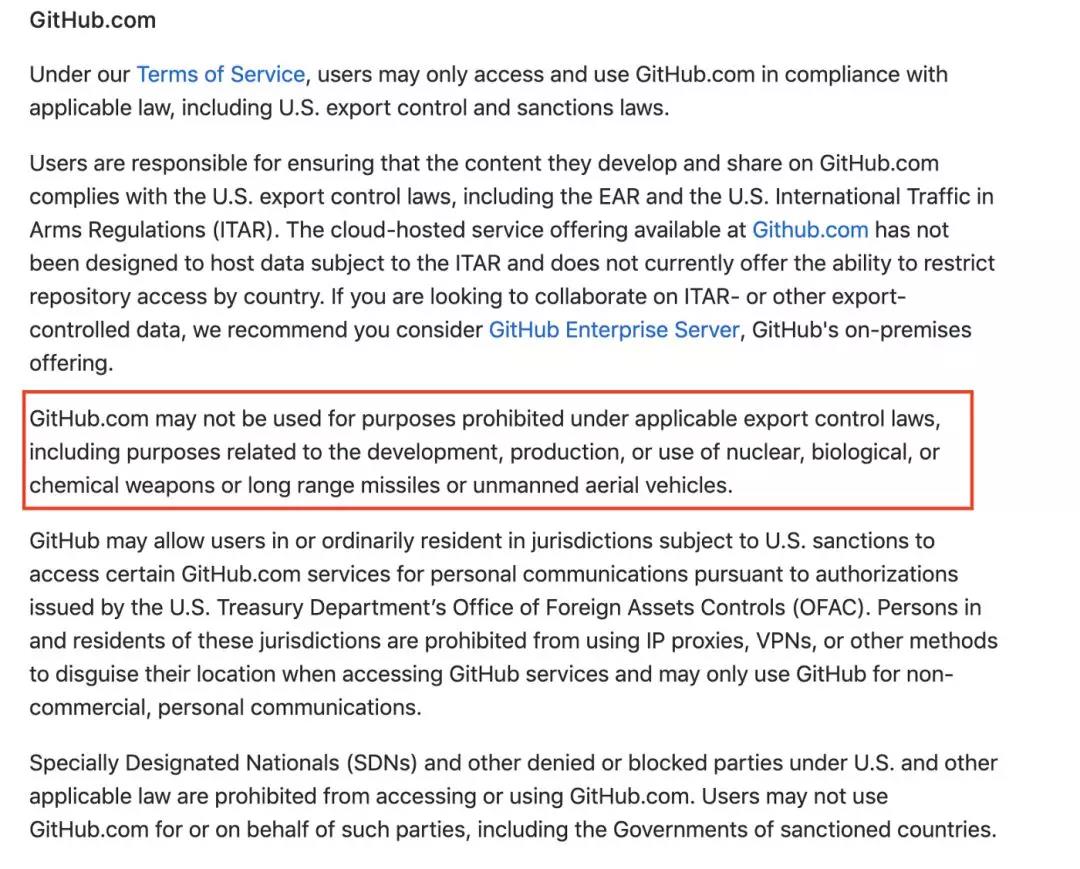 技術(shù)封鎖來(lái)了!GitHub 封殺「美國(guó)貿(mào)易制裁國(guó)家」的開(kāi)發(fā)人員