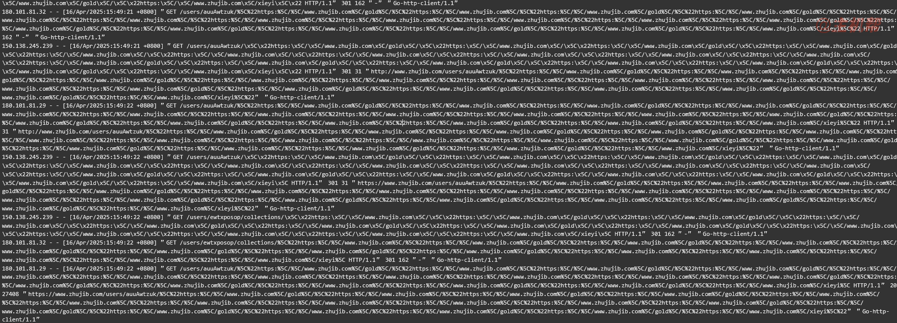 利用百度云防護(hù)攔截Go-http-client/1.1爬蟲請(qǐng)求